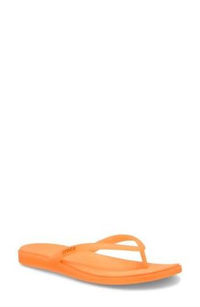 Crocs Miami Frosted Flip Flop in Orange at Nordstrom Rack, Size 10