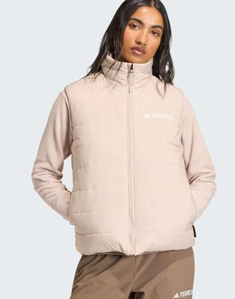 adidas Terrex Multi Essentials Climawarm - Smanicato imbottito color tortora wonder-Neutro