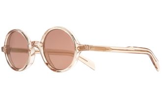 Cutler and Gross Mauve Round Unisex Sunglasses CGSNGR0148 003 48