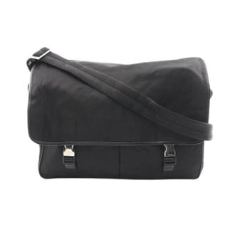 Prada Pre-owned Vintage Schoudertas - Heren - Pre-owned - Zwart - Maat: ONE Size Nylon