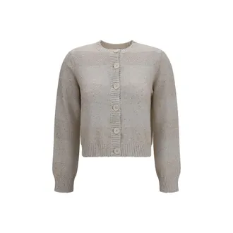Brunello Cucinelli Beige Cotton Womens Sweatshirt
