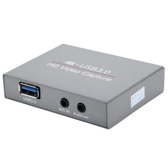OEM Esta Tarjeta De Captura De Audio/v&iacute;deo Cuenta Con Una Carcasa Met&aacute;lica, Es Una Tarjeta De Captura Usb 3.0 Plug-and-play Que No Requiere Controladores,