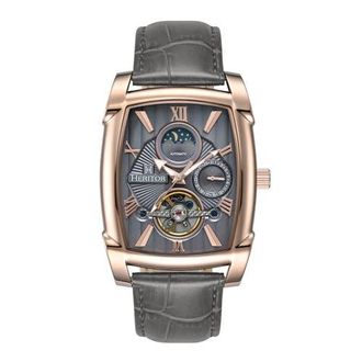 Heritor Valentin Mens Automatic Watch with Date in Grey at Nordstrom