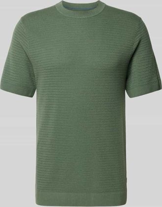 Jack & Jones Strickshirt mit Rundhalsausschnitt Modell RILEY in Dunkelgruen, Gr&ouml;&szlig;e XXL