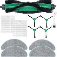 OEM Accesorios Zvd Para Irobot Roomba Combo Essential Y0112 Y0110 Y011240 Y01040. Repuestos Para Aspiradora Robot: Cepillo Giratorio + 2 Filtros + 4 Pa&ntilde;os
