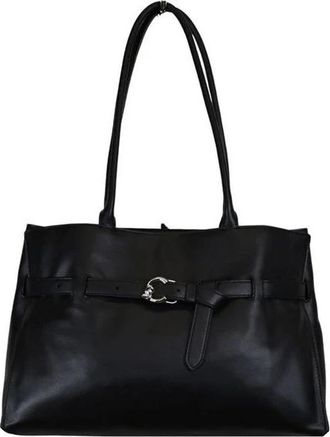 Coccinelle Sabine Soft Tote - Dames - Shoppers - Zwart - ONE Size - Katoen - Tassen