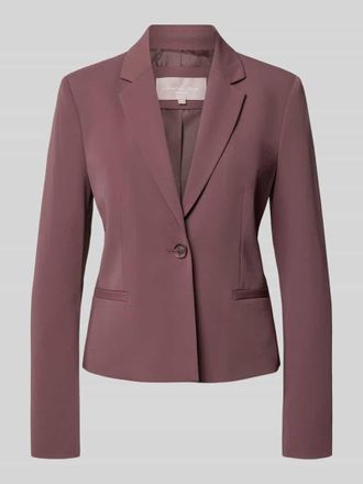 Christian Berg Blazer mit angedeuteten Leistentaschen in Aubergine, Gr&ouml;&szlig;e 34