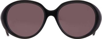Chlo&eacute; Black Round Ladies Sunglasses CH0221S 003 53