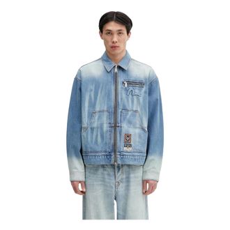 Evisu Hombre, Chaquetas, Azul, Talla: L