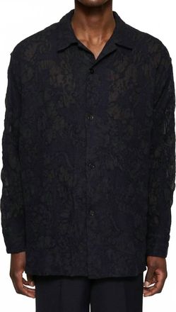 CMMN SWDN Ario Long-Sleeve Shirt In Navy