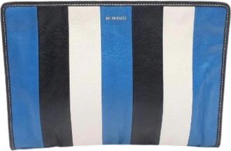 Balenciaga Pre-owned Bazar Leren Clutch Tas - Dames - Vintage Clutch - Veelkleurig - ONE Size - Leer - Vintage