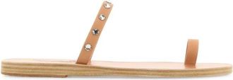 Ancient Greek Sandals Audrey Slider - Dames - Slippers - Roze - 40 EU - Leer - Schoenen