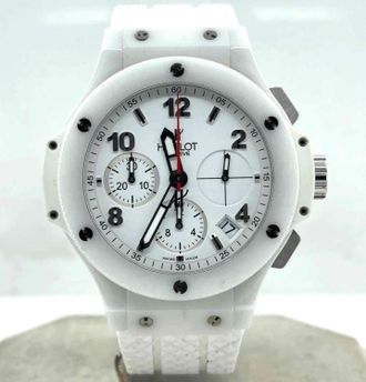 Hublot Pre-owned Hublot Big Bang Chronograph White Dial Mens Watch 341.CH.230.RW
