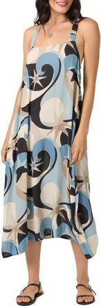 O'Neill Miranda Floral Cover-Up Dress in Provincial Blue at Nordstrom, Size X-Small