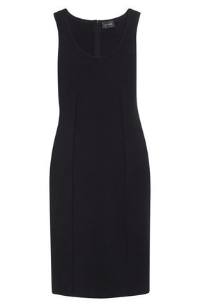 St. John Lynn Santa Roma Sweater Dress in Black at Nordstrom, Size X-Small