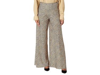 Norma Kamali Bias Elephant Pants Womens Clothing BB Leopard : LG (Womens 36), Polyester