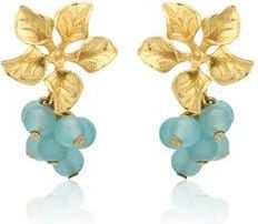 Peracas Magnolia Grape Drop Earrings in Baby Blue at Nordstrom