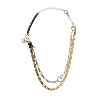 Magliano Necklaces, male, Yellow, ONE SIZE, MultiChain Statement Necklace