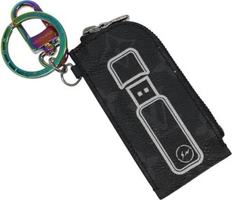 Louis Vuitton Pochette Clés Black Canvas Wallet (Pre-Owned)