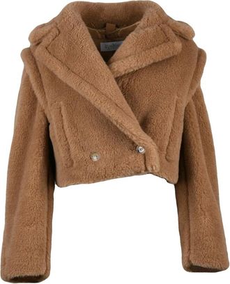 Max Mara Jassen, Dames, Bruin, S, Santos Pellicciotto Jas