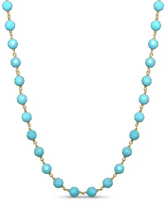 Jewelmak 14K Turquoise Necklace
