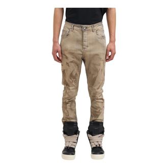 Rick Owens Slim-fit Jeans, male, Gray, Size: W32 Detroit Cut Jeans