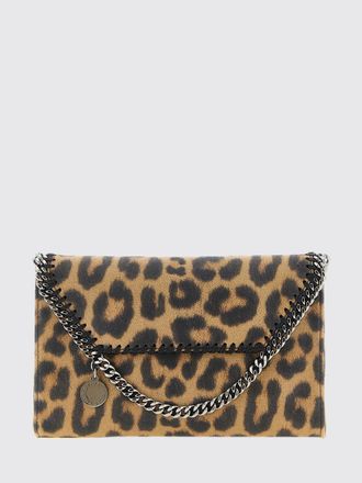 Stella McCartney Falabella Animalier Faux Leather Wallet on Chain