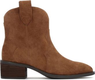 Kazar Suede Cowboylaarzen - Dames - Cowboylaarzen - Bruin - 36 EU - Leer - Schoenen
