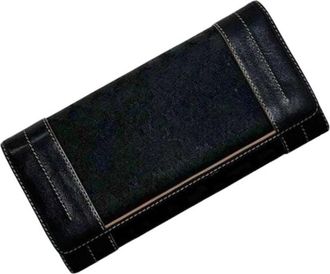 Celine Pre-owned Canvas Wallet - Dames - Vintage Accessoires - Zwart - ONE Size - Vintage