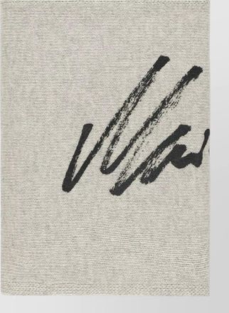 Maison Margiela wool knitted scarf