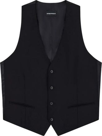 Emporio Armani Suit Vests - Heren - Gillet - Blauw - L - Kostuums