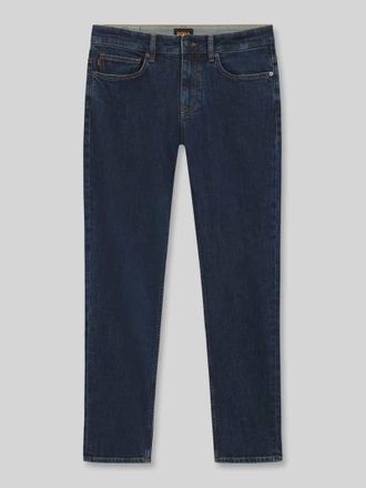 Boss Orange by Hugo Boss BOSS Orange Slim Fit Jeans aus Baumwoll-Mix Modell DELAWARE BO in Blau, Gr&ouml;&szlig;e 31/32