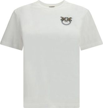 Pinko Witte Katoenen T-Shirt