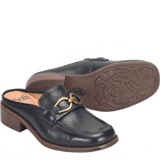 S&ouml;fft Womens Rosalia Alip-On Mule In Black
