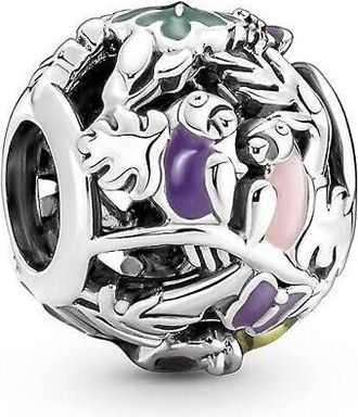 Pandora Jungle Creatures & Leaves Charm