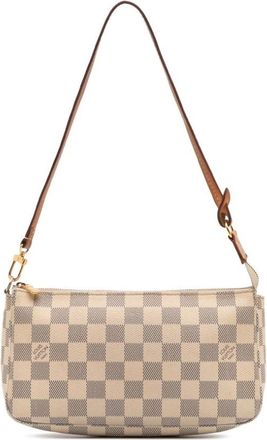 Louis Vuitton Pre-owned Shoulder Bags, female, White, Size: ONE SIZE Pre-owned Patterned Shoulder Bag