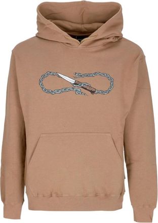 PROPAGANDA Logo Chain Hoodie Camel - Heren - Hoodies - Bruin - XL - Katoen - Hoodies & sweatvesten