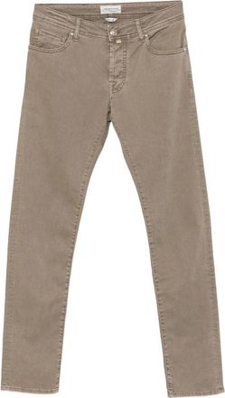 Jacob Cohen Nick Logo-patch Five-pocket Trousers