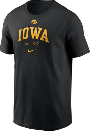 Nike Iowa Academic Arch Nike Mens College T-Shirt in Black | N19900AIA-7PJ