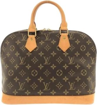 Louis Vuitton Pre-owned Alma Handtas - Dames - Vintage Handtas - Bruin - ONE Size - Vintage