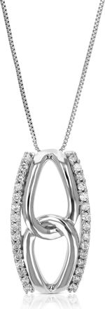 Vir Jewels 1/10 cttw Lab Grown Diamond Pendant Necklace in Sterling Silver with Chain For Women