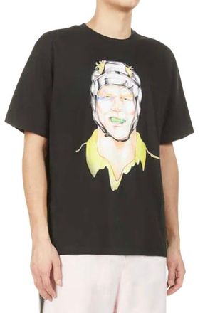 J.W.Anderson Graphic-Print Oversized T-Shirt Size L
