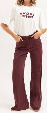 Florez jeans Madame Indigo Tee In White