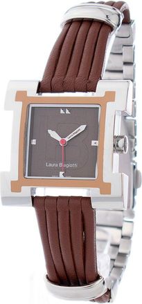 Laura Biagiotti Leather Dress Womens Watch