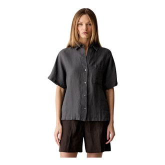 Marc O'Polo Donna, Camicette, Grigio, L, new