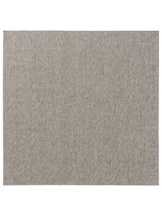 benuta Alfombra de exterior & interior gris claro 195x195
