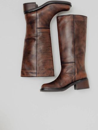 Free People Womens Dana Boot In Dried Brown Distressed