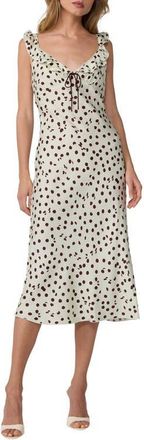 Diane Von F&uuml;rstenberg Christina Polka Dot Midi Dress in Rive Dot V at Nordstrom, Size Xx-Small