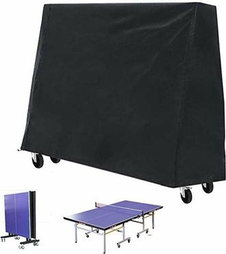 OEM Funda Para Mesa De Ping-pong - Apta Para Uso En Interiores Y Exteriores, Con Cord&oacute;n Ajustable En La Parte Inferior (165&times;70&times;185 Cm)