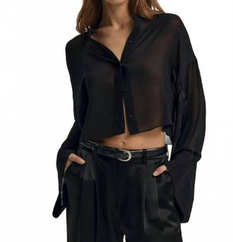 Favorite Daughter Womens The Belle Of The Ball Top In Black